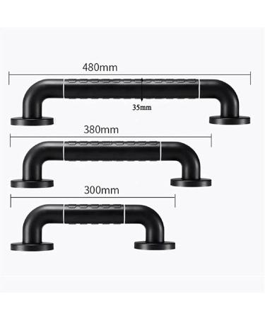 Black Shower Grab Bars Bathroom Shower Grab Bars Bath Shower Handrail Safety Bar - Buy Online on GoSupps.com