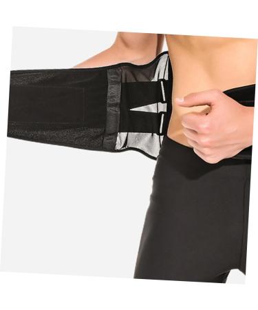 Buy Protection Corset Stabilizer Sweat Waist Band for Men - Fajas Para Hombres Gym Belts - Nylon Tummy Control - Keep Warm Strap - Black 100x22CM - Buy Online on GoSupps.com