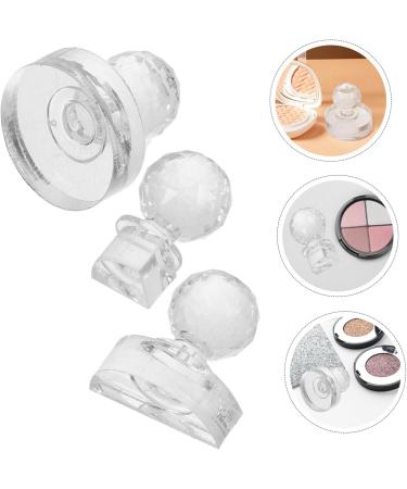 DRESSOOS 3pcs Platen Tool Eye Shadow Stamp Tool Makeup Powder Stamper Tamper Transparent Acrylic - Buy Online on GoSupps.com
