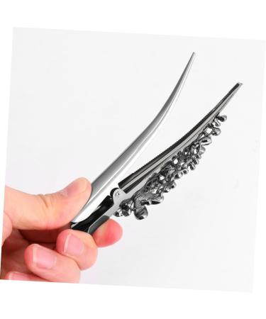 Beaupretty French Hair 1Pc Retro Large Rhinestone Metal Horn Clip Headdress Clip Clip Hair Accessories hair accessory for girls women's hair clips hair clips for alligator Bridal Hair Clip - Buy Online on GoSupps.com
