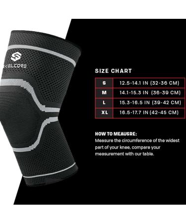 Compression Knee Sleeves - Joint Pain Relief & Support for Men & Women | XL & XXL Sizes for Workouts - Buy Online on GoSupps.com