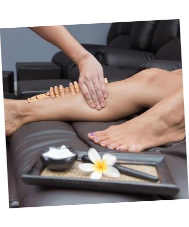 Frcolor Wooden Muscle Roller Massage Device - Premium Manual Wood Massager for Deep Tissue Relief | International Shipping Available - Buy Online on GoSupps.com