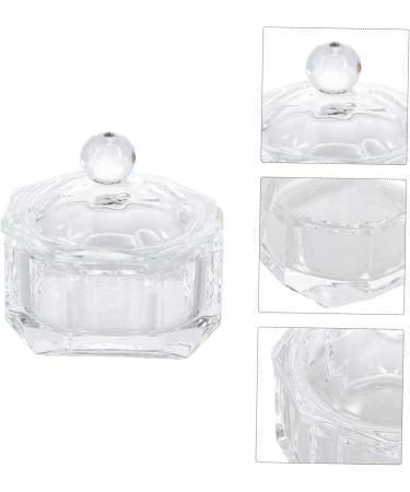 minkissy Nail Art Crystal Cup Glass Containers Acrylic Nail Dish Nail Powder Glass Cup Glass Nail Art Cup Salon Nail Glassware Nail Powder Cup Dish Drawing Tool Crystal Glass K5 Liquid - Buy Online on GoSupps.com