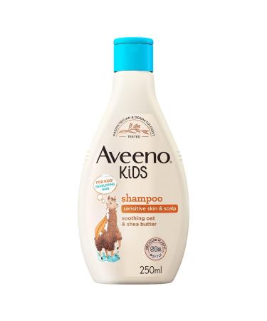 Aveeno Baby Kids Shampoo 250ml | Enriched with Soothing Oat & Shea Butter | Childrens Shampoo Developed for Your Little Superhero | Childrens Toiletries Sets