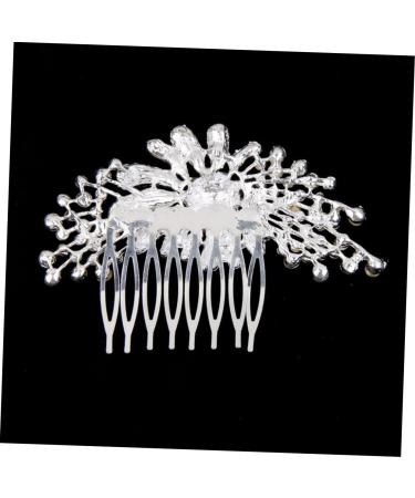 FRCOLOR Floral Rhinestone Hair Pin Rhinestone Hair Comb Bridal Wedding Hair Comb Slide Clip Bride Headband Western Style - Buy Online on GoSupps.com