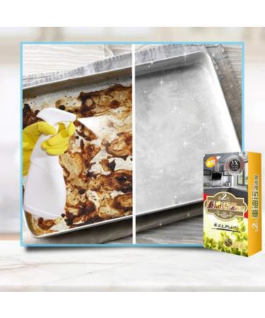 MarryLee Heavy Grease Dirt Cleaning Scorch Marks Remover Kitchen Oil Lemon Flavor Cleaner 2Pcs (White) - Buy Online on GoSupps.com