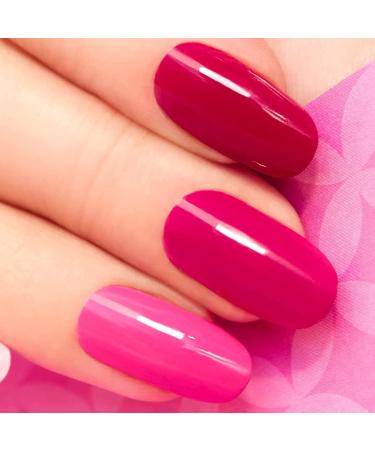 600Pcs Short Oval French Nail Tips - Clear Half Cover False Nails | Natural Acrylic Nails for Salons & DIY - A-Clear - Buy Online on GoSupps.com