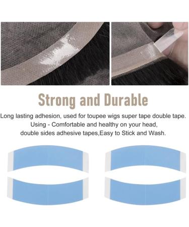 Qweradr 360Pc/Lot Blue Fixed Wig Double Sided Tape Hair System Adhesive Extended Wig Strip Waterproof for Toupee Lace Film Easy Install - Buy Online on GoSupps.com