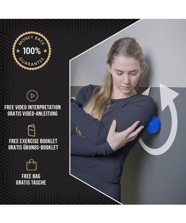 Hedgehog Balls Set - 3 Massage Balls for Back Legs & Feet - Igelball Massage & Schinge Balls with Free Video Booklet & Bag - International Shipping Available - Buy Online on GoSupps.com