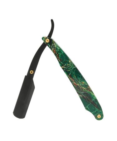Razor holder with a straight edge safe stainless steel holder for manual razors portable beard former tool holder for the facial care of men