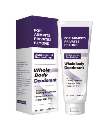 G n rique Whole Body Deodorant | 150g Cream | Body Odor Eliminator | Women's Hydrating Lotion for Work Travel Camping Social Activities Hiking