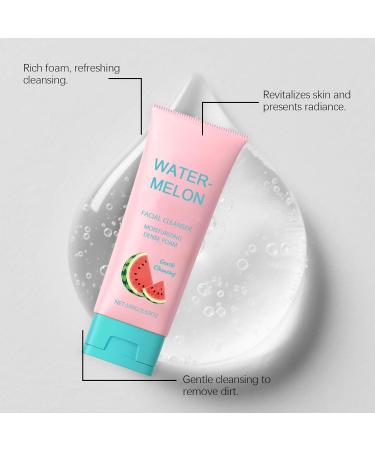 Fruit Skincare Kit - Gift Set - Watermelon Skin Care Set for Girls Teen 6PCS Beauty Skincare with Facial Cleanser Toner Cream Foot Cream Headband and Travel Bag Facial Travel Set Glow Up Set - Buy Online on GoSupps.com