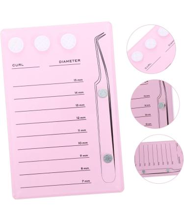 NUSITOU Magnetic Eyelash Board Magnetic Suction Eyelash Pallet Lash Extension Strip Eyelashes Eyelash Grafting Tool Eyelashes Organizer Eyelash Supplies Acrylic Cosmetic Extend Pink 14.3x9.4cm Pink - Buy Online on GoSupps.com