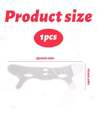 Double Chin Strap Double Chin Tool Chin Lift Bands Double Chin Stretching Tool V-shaped Chin Strap for Women Men (Pink) - Buy Online on GoSupps.com