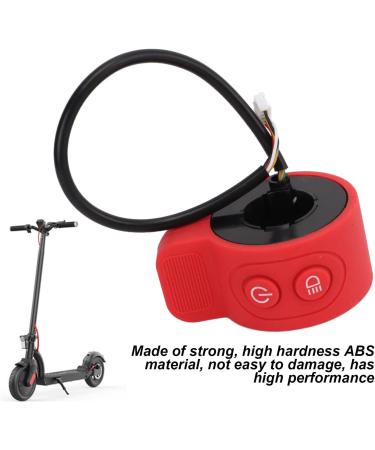 Dilwe Thumb Throttle for HX-X6/X7/X8 Scooter | Accelerator Pedal Speed Control 5V ABS + Silicone | Integrated Switch Electric Car Scooter - Buy Online on GoSupps.com