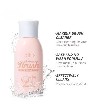 Makeup Brush Cleaner Gel - Cleansing Solution for Brushes & Puffs - Deep Clean & Refresh Your Makeup Tools - White - Buy Online on GoSupps.com