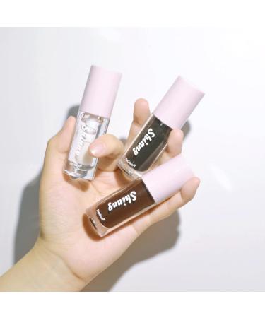 3 Pack Lip Gloss Oil - Mirror Finish - Black Sugar Powder - Moisturizing and Shiny Translucent Oil - Plumping Makeup - Buy Online on GoSupps.com