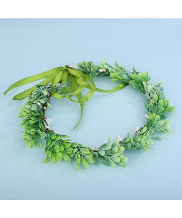 Shop Wiwpar Boho Green Leaf Floral Headband | Wedding & Holiday Hair Accessories for Women & Girls - Buy Online on GoSupps.com