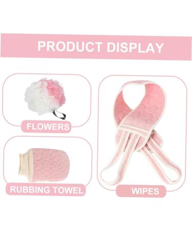1 Set Bathet Uch Bath Ball Set Women's Suits Bath Towel Bath Accessories Back Scrubber for the Shower Exfoliating Bath Exfoliating Gloves Bath Ball Bath Strips Bath Towel Spa - Buy Online on GoSupps.com