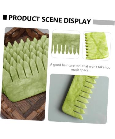 JECOMPRIS Jade Massage Roller & Gua Sha Set - 4-Piece Natural Skin Care Tools for Face & Hair - International Shipping Available - Buy Online on GoSupps.com