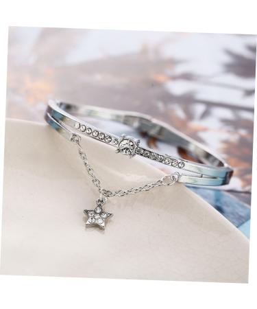 FRCOLOR 3pcs Bracelet for Women Moon Bracelet Gemstone Bracelets Star Hand Jewelry Women Bracelets Crystal Bead Bracelet Womens Bracelets Cuff Bracelet Silver Bracelet Miss Vintage - Buy Online on GoSupps.com