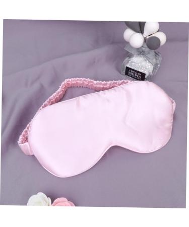 Mobestech Silk Sleeping Eye Mask - Blackout Blindfold for Restful Sleep | Adjustable Strap | Pink | Ideal for Travel & Sleep - Buy Online on GoSupps.com