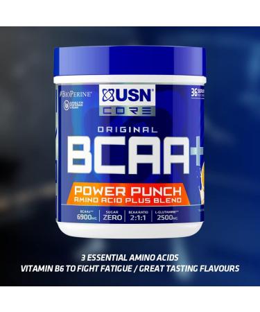 USN BCAA Power Punch Watermelon 400g Intra Workout Drink with Vitamin B6 and Amino Acids - Buy Online on GoSupps.com