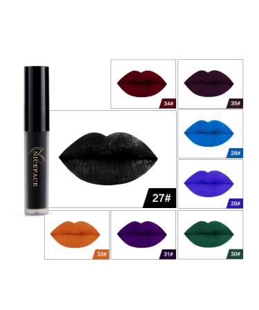 GL-Turelifes Halloween Matte Liquid Lipstick - Long Lasting Non-Stick Green Lip Gloss for Masquerade & Cosplay Makeup - Buy Online on GoSupps.com