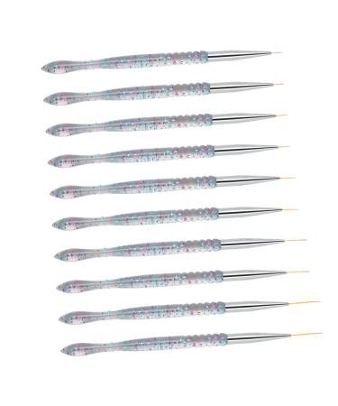 Housoutil 2sets Nail Art Drawing Pen Manicure Accessory Liner Brush Liner Paint Fashion Nail Art Pen Nail Art Liner Manicure Accessories Brush The Brush Miniature