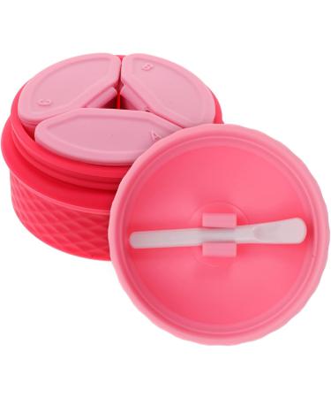 minkissy 5 Sets Cream Box Salve Jar Portable Cosmetic Organizer Silicone Cosmetic Container Leakproof Cosmetic Jar Refillable Cream Jars Storage Box Silica Gel Vacation Little Cream - Buy Online on GoSupps.com