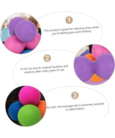 Beavorty 4-Pack Yoga Ball & Lacrosse Massage Balls - Foot & Yoga Therapy Balls for Deep Tissue Relief - Buy Online on GoSupps.com