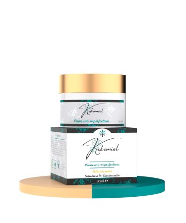 Kokomiel - Anti-blemish lightening cream - Face care - Evens out the complexion - Moisturizes and nourishes - Regulates excess sebum - Enriched with Niacinamide and Licorice - vegan - 50 ml