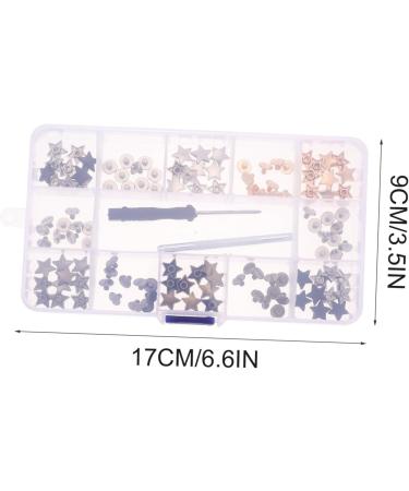 STOBOK 1 Box Five-Pointed Star Rivet Nail Accessories DIY Rivet Studs Leather Crafts Repair Rivet Apparel - Buy Online on GoSupps.com