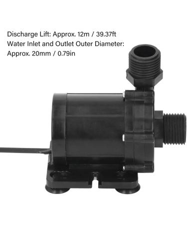DC12V 30W Ultra Quiet Mini Brushless Fountain Pump - 700L/h High Head Booster for Water & Land Applications - Buy Online on GoSupps.com