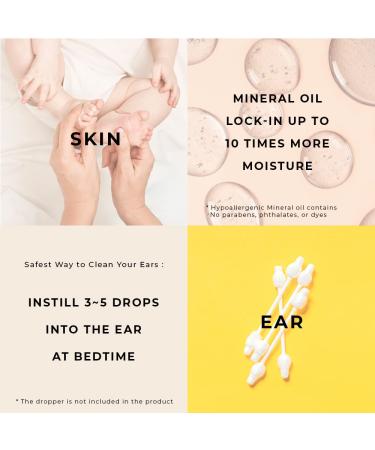 Well's Mineral Oil 8 fl oz 70NF Food Grade - Wood Cutting Board Conditioner & Ear Wax Cleaning Solution - Buy Online on GoSupps.com