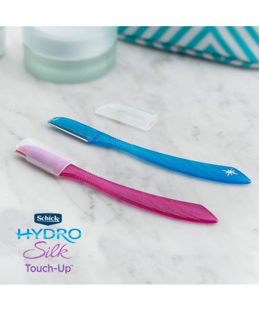 Schick Hydro Silk Touch-Up Tool - 3 Pack Exfoliating Dermaplaning for Smooth Skin - Buy Online on GoSupps.com
