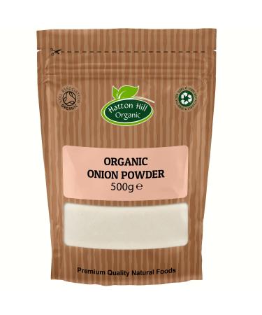 Organic Onion Powder 500g by Hatton Hill Organic - Free UK Delivery - Buy Online on GoSupps.com