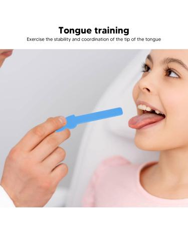 Buy Tongue Tip Trainer for Kids - 2 Pack Portable Plastic Tongue Depressors for Muscle Development - Buy Online on GoSupps.com