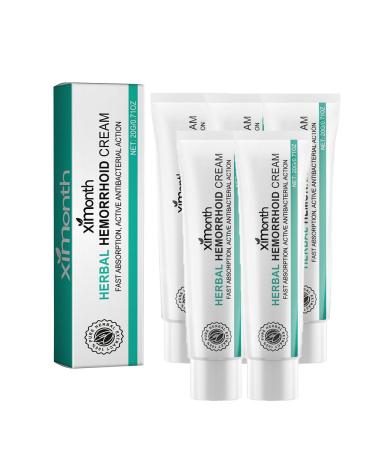 Hemorrhoid Cream Herbal Hemorrhoids Cream for Men and Women (5PC)