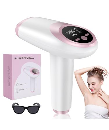 Desing Wish IPL hair removal device devices hair removal laser permanent hair removal laser hair remover hair removal with 5 energy levels 2 modes IPL device for women women's armpits legs body white