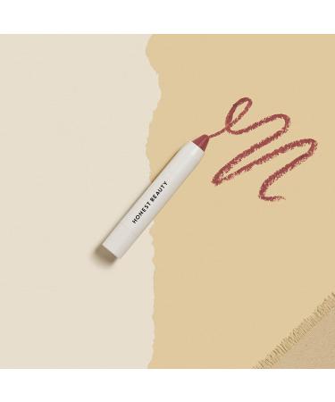 Honest Beauty Lip Crayon in Demi-Matte Fig | Lightweight High-Impact Color with Jojoba Oil & Shea Butter | EWG Certified, Dermatologist Tested, Hypoallergenic & Cruelty-Free | 0.105 oz - Buy Online on GoSupps.com