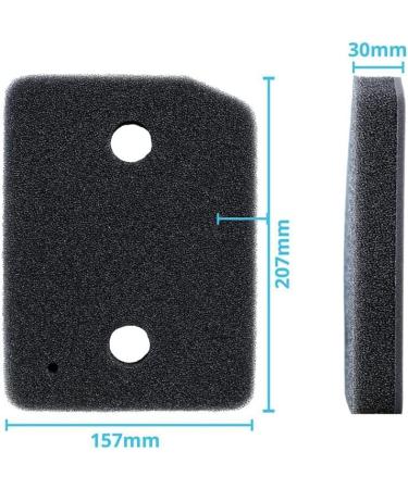 Tumble Dryer Foam Filter for Miele 9164761 Dryer Heat Pump Dryer Sponge Filter Mat Condensed Dryer Lint Filter - Buy Online on GoSupps.com