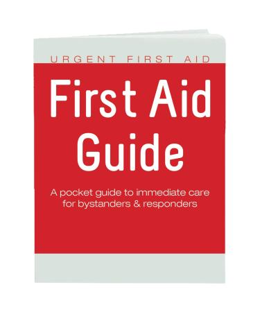 Urgent First Aid Guide with CPR & AED - 52 Pages | Full Color First Aid Booklet by Urgent First Aid  complies with OSHA & New ANSI Guidelines  Pocket Guide