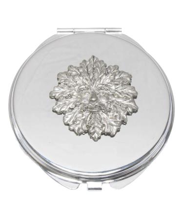 Green Man Compact Mirror Handbag Gift With Free Engraving 159