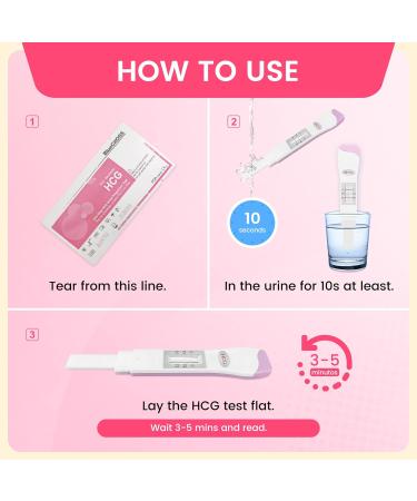 AccuFast Pregnancy Test - Early Detection HCG Urine Test (2 Tests) | 99.99% Accuracy & Weekly Determination for Pregnancy - Buy Online on GoSupps.com
