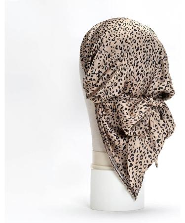 Kitsch Satin Hair Bandana Headband for Women - Stylish Leopard Print Scarf - Buy Online on GoSupps.com