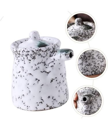 Zerodeko Vinegar Dispenser Soy Sauce Holder 2pcs Seasoning Pot Ceramics Condiment Jar Soy Sauce Bottle Sauce Dispenser Dressing Containers - Buy Online on GoSupps.com