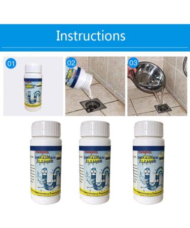 Sink Drain Cleaner | Drain Hair Catcher | Drain Cleaner Hair Clog Remover Works On Main Lines Sinks Tubs Toilets Showers Kitchen Sinks - Buy Online on GoSupps.com