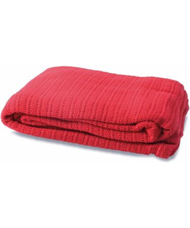 Reliance Medical REL762 Cellular Blanket in Red - Cozy and Stylish - Buy Online on GoSupps.com