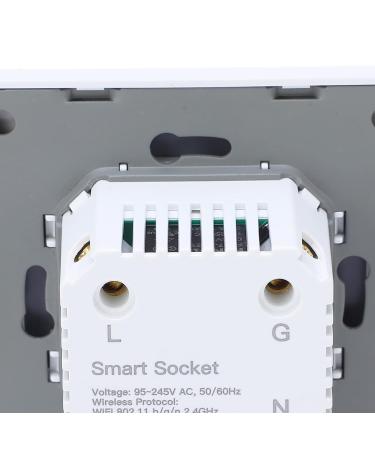 16A Smart Socket - Wall Timing Panel 1 Way Smart Outlet with Screw & User Manual for Home - Buy Internationally! - Buy Online on GoSupps.com
